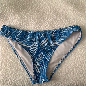blue and white zaful bikini bottoms